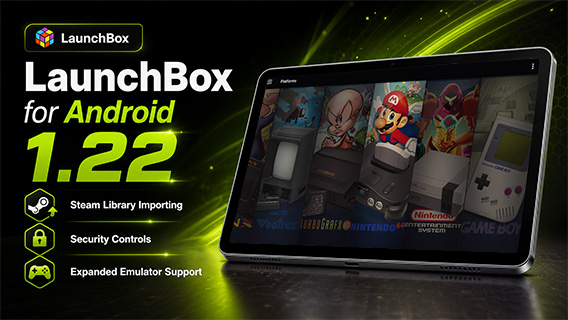 LaunchBox for Android 1.22 update